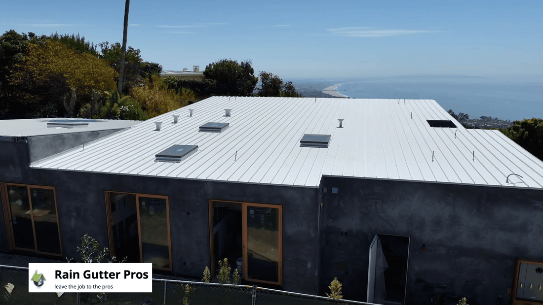 Pacific Palisades Metal Roofing Project Showcase: Solar White Standing Seam