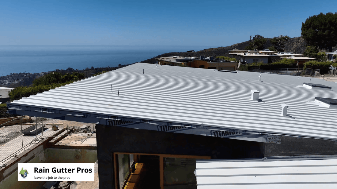 Pacific Palisades Metal Roofing Project Showcase: Solar White Standing Seam